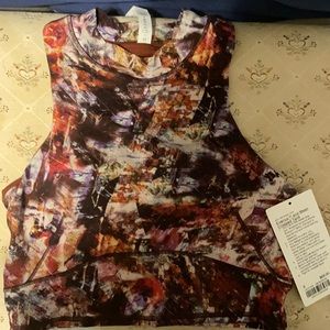NWT Everlux and Mesh Cropped Tank Top